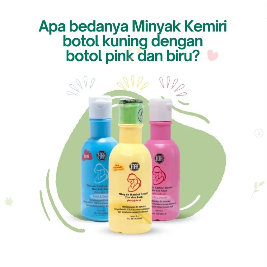 Fora Nature JOJOBA Minyak Kemiri Ibu dan Anak