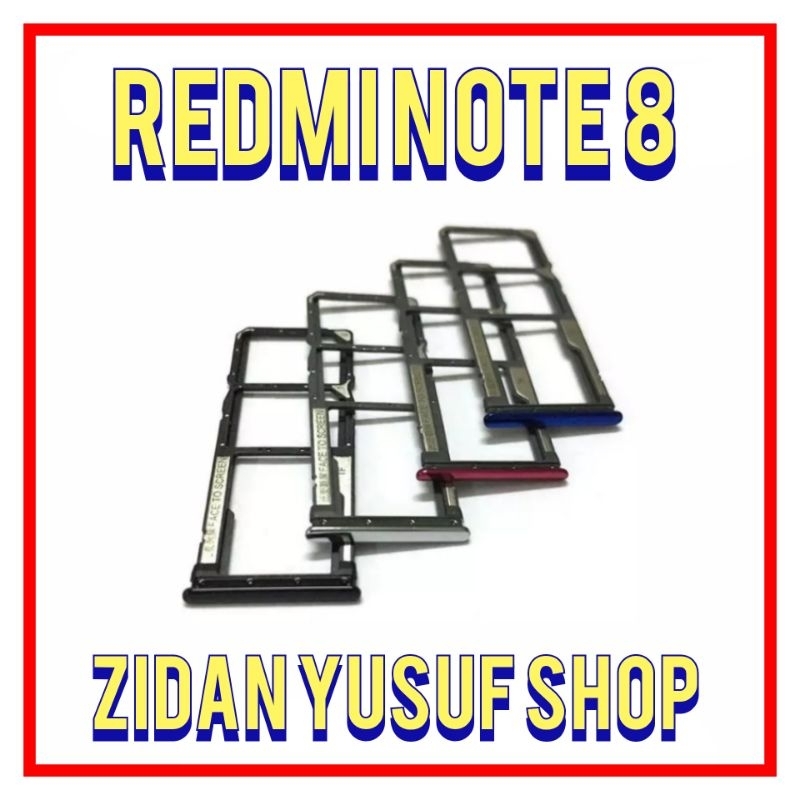 SIMTRAY SIMLOCK SLOT KARTU TEMPAT SIM XIAOMI REDMI NOTE 8 SLOT SIMCARD ORIGINAL