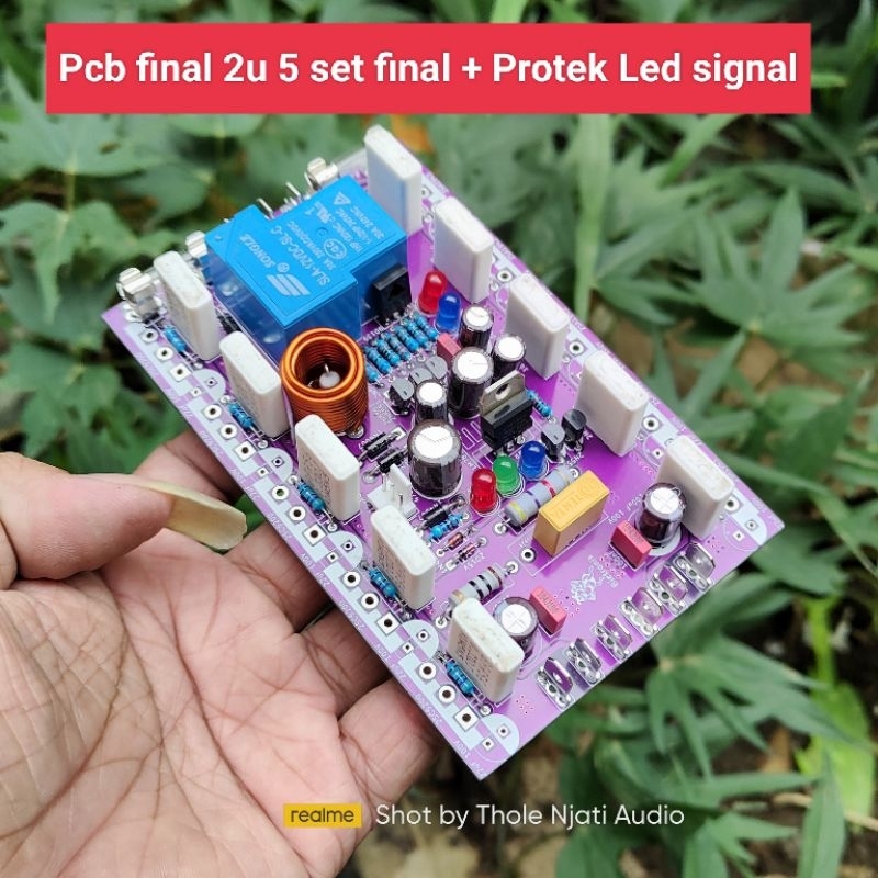 Pcb final 5 set transistor lengkap protek led signal Joss