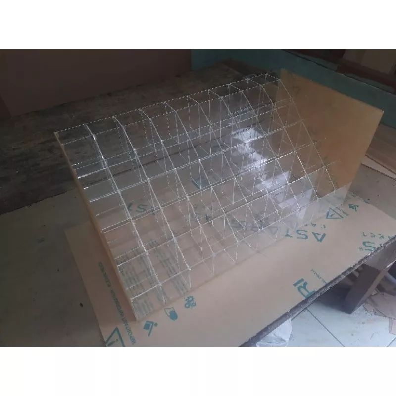 Rak Pulpen Akrilik 6 Tingkat / Rak Susun Pulpen akrilik