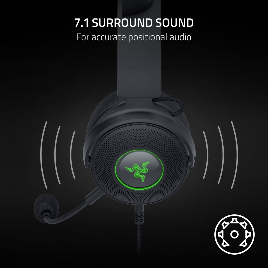 Razer Kitty V2 Pro Wired RGB Gaming Headset Garansi Resmi