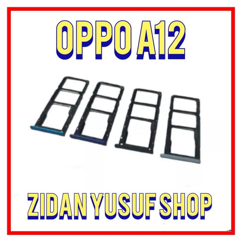 SIMTRAY SIMLOCK SLOT KARTU OPPO A12 TEMPAT SIM CARD