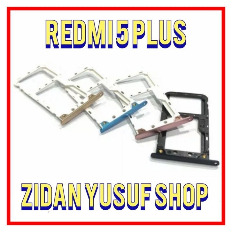 SIMTRAY SIMLOCK SLOT KARTU TEMPAT SIM XIAOMI REDMI 5 PLUS ORIGINAL