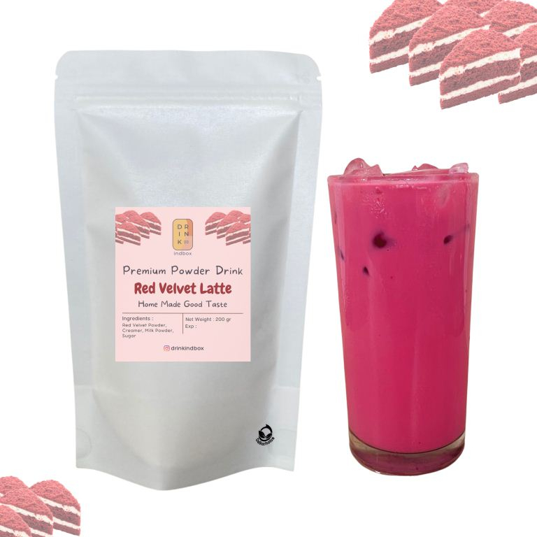 

Bubuk minuman Red Valvet Latte 200gr