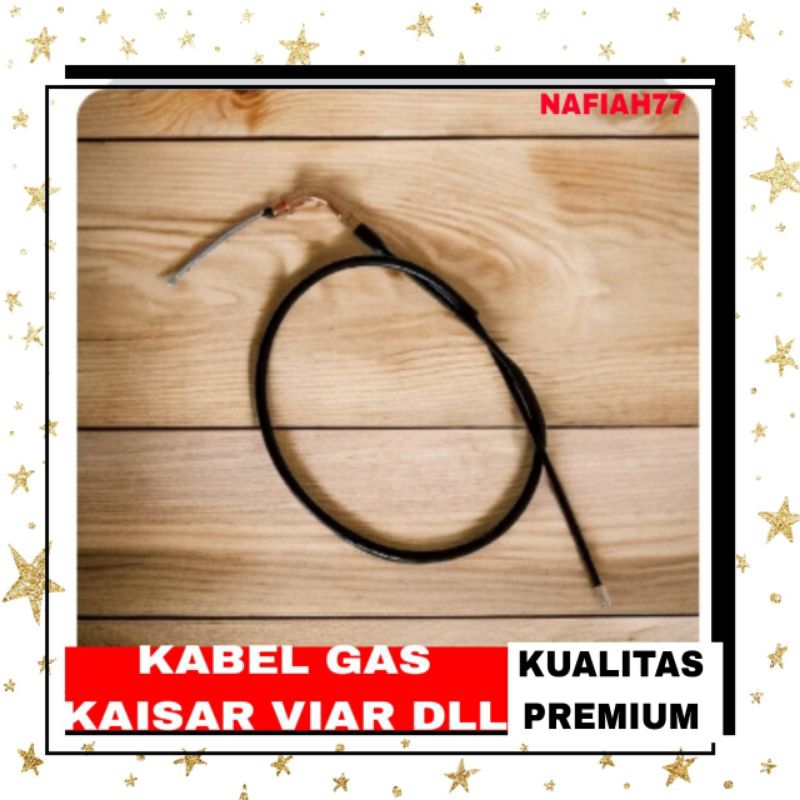 (KUALITAS PREMIUM)KABEL GAS KAISAR VIAR MOTOR RODA TIGA /KABEL SATU DAN DUA CABANG SPARE PARTS MOTOR RODA TIGA