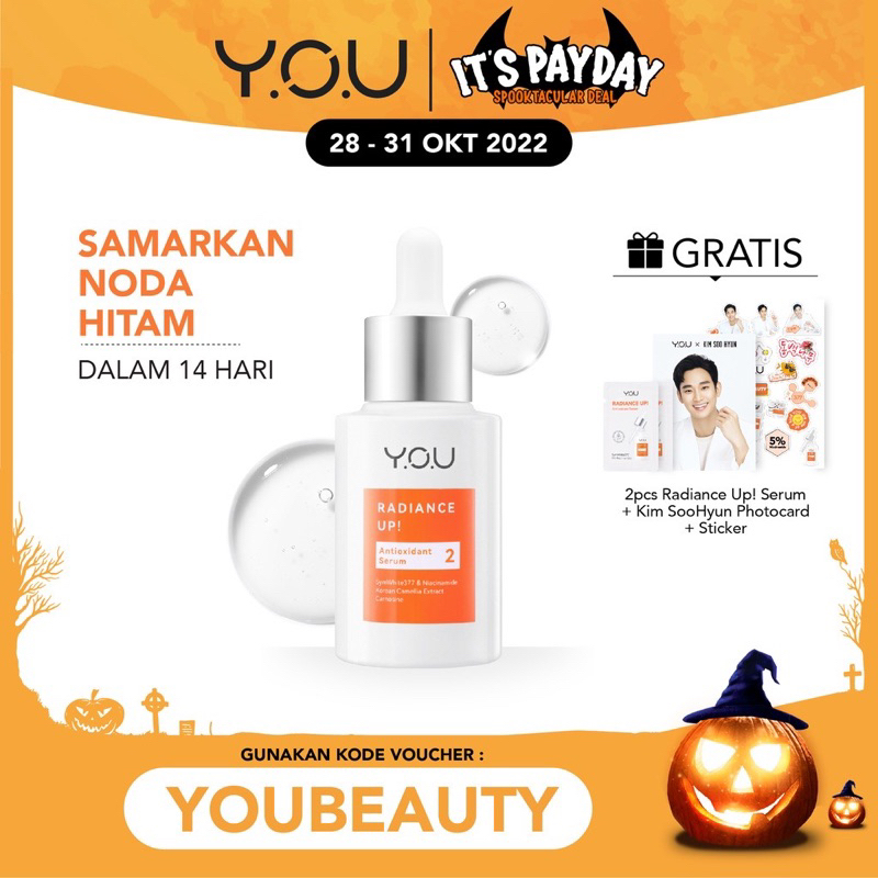 YOU RADIANCE UP ,skincare wajah ,moisturizer,essense,serum