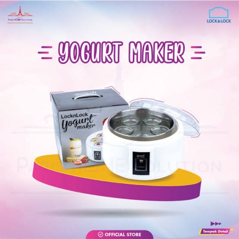 Lock n Lock Yogurt Maker EJY211 | mesin pembuat yogurt termurah, baru masih segel