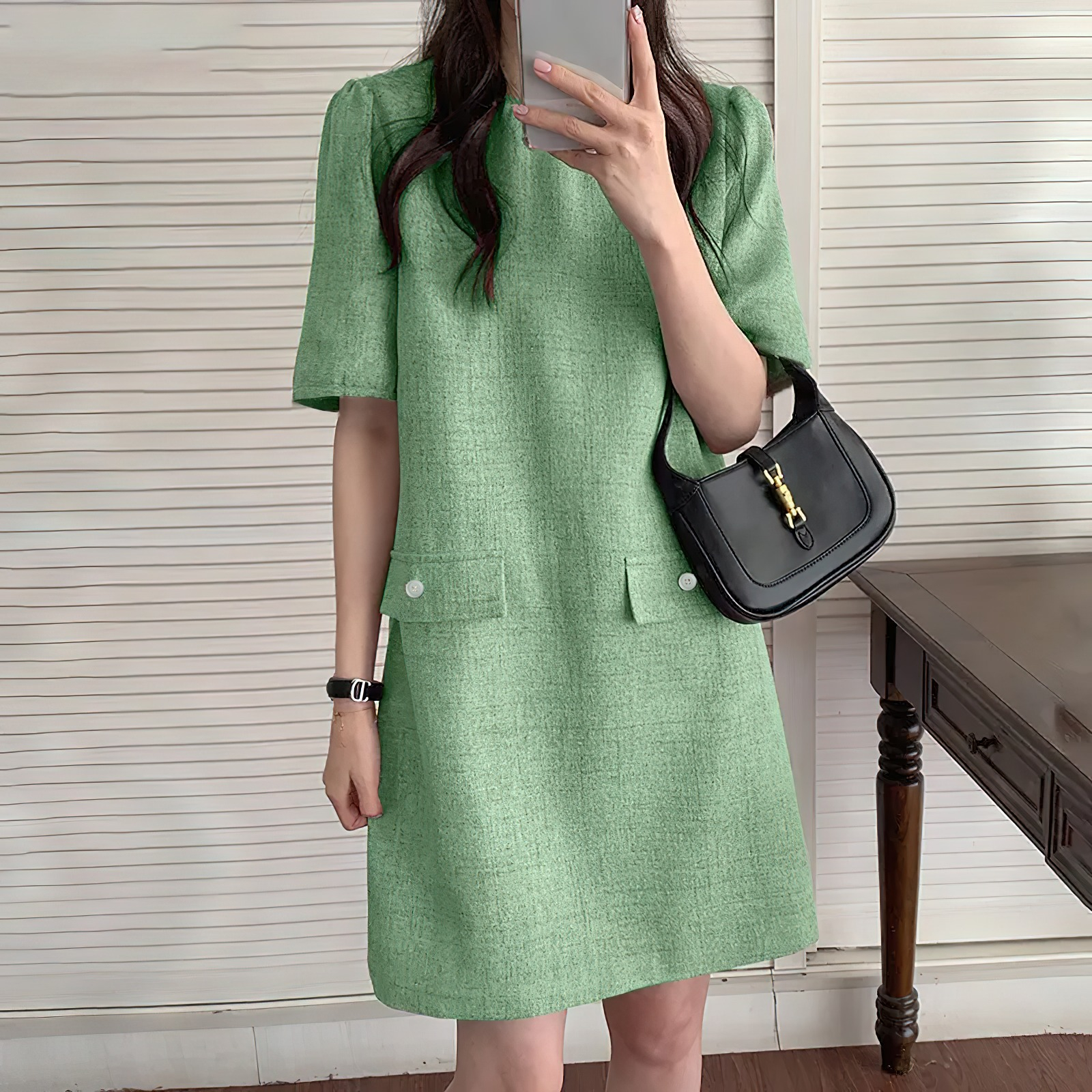 KALE MIDI DRESS