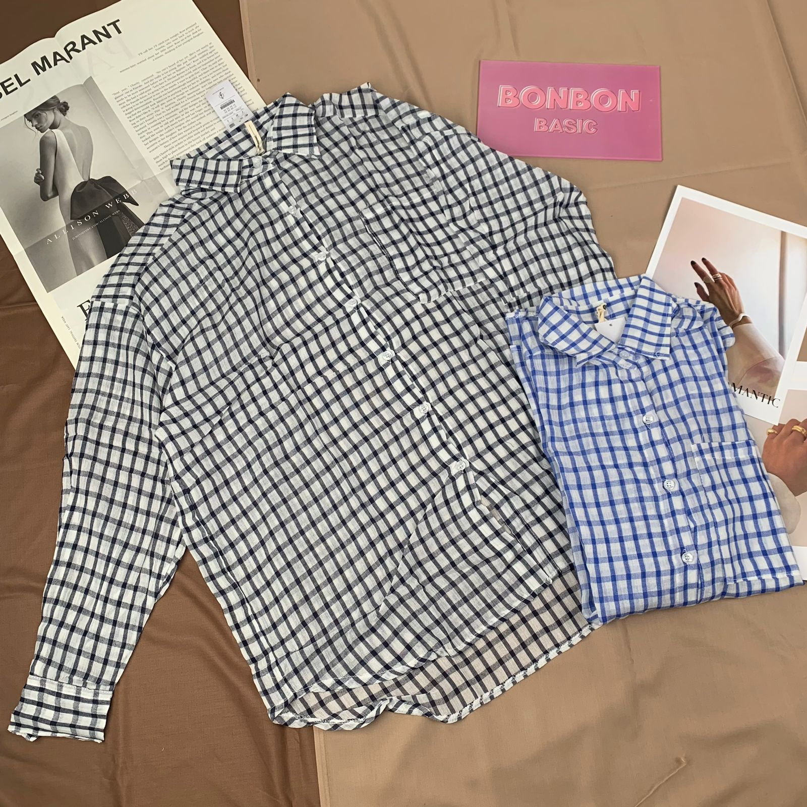 Kemeja Kotak Kotak Oversize I Baju Atasan Kemeja Wanita I Kemeja Kotak Oversize Wanita I Kemeja Kota