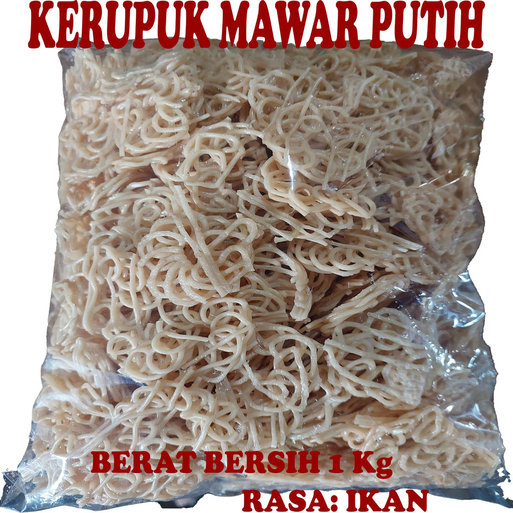 

Kerupuk Mawar Putih 1 KG