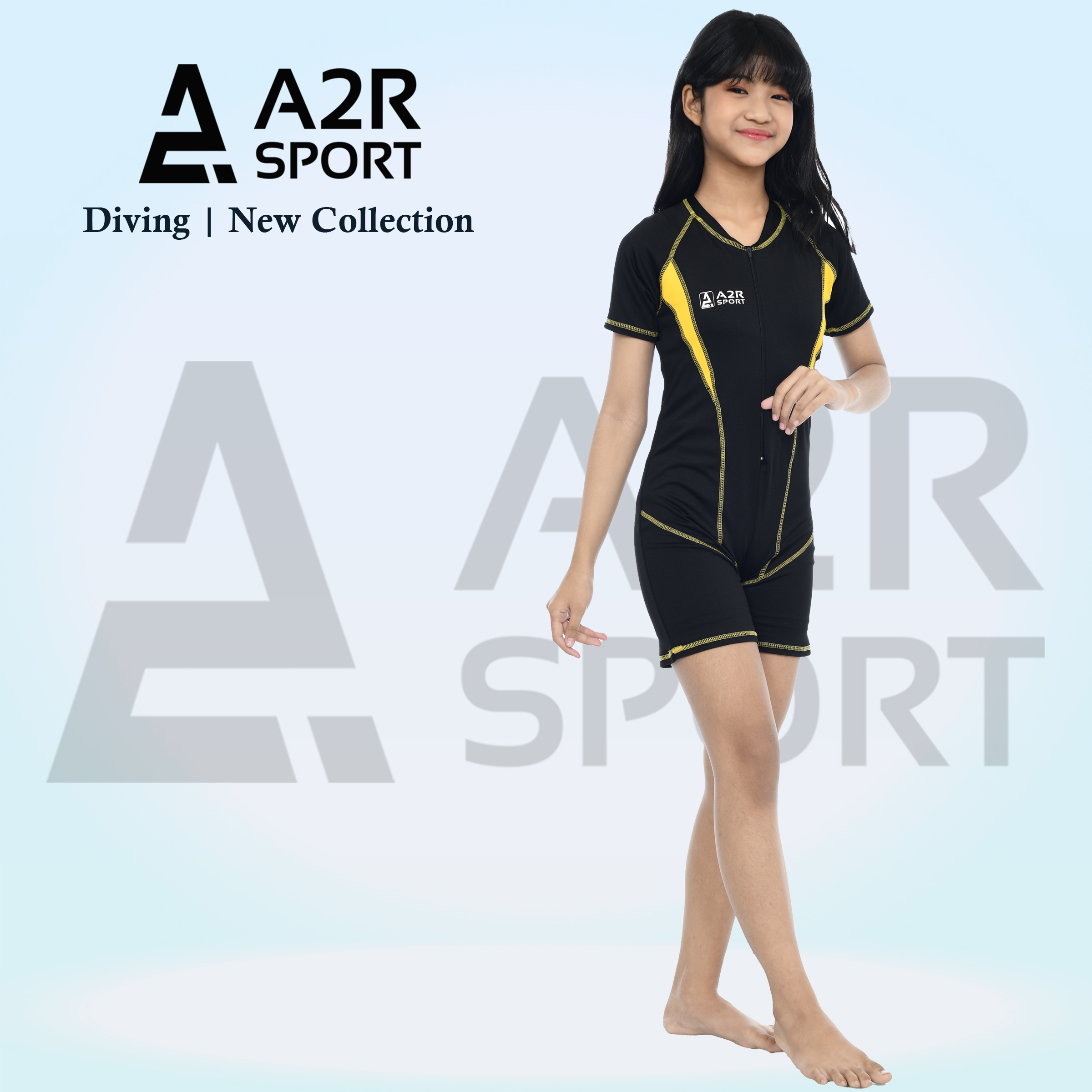 A2R Sport - Diving TK Pendek Baju Renang Anak laki-laki dan perempuan