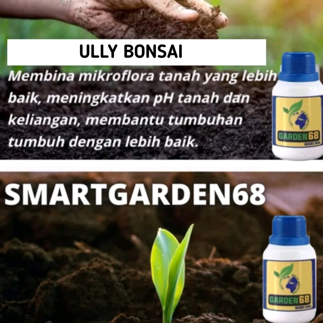 Pupuk Garden 68 Smart Garden Promo 3 Botol Gratis 1 Botol