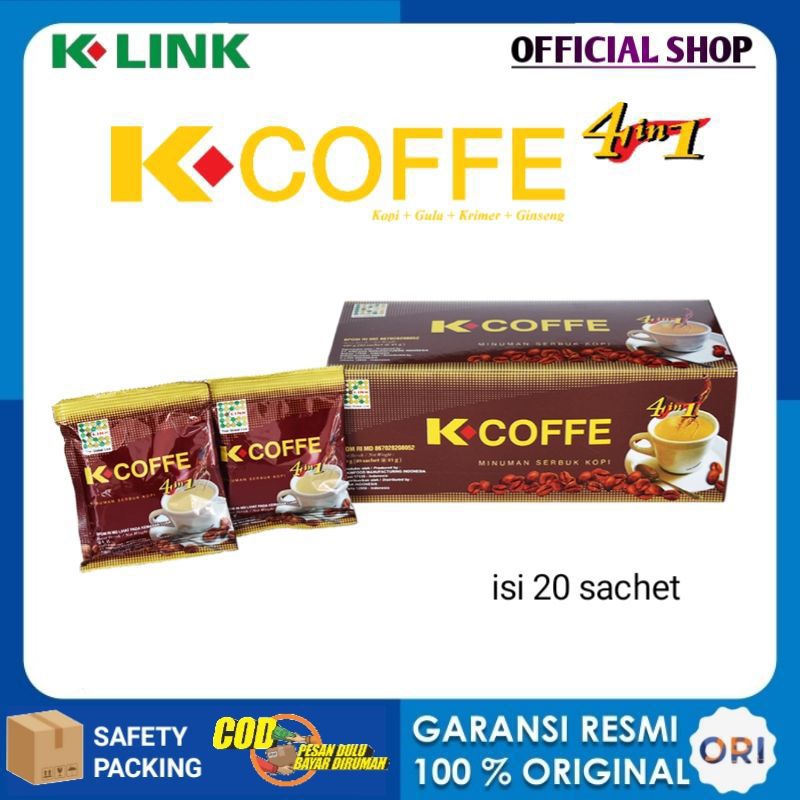 

Coffee 4 in 1 Kopi Gingseng Penambah Stamina Mantap Original