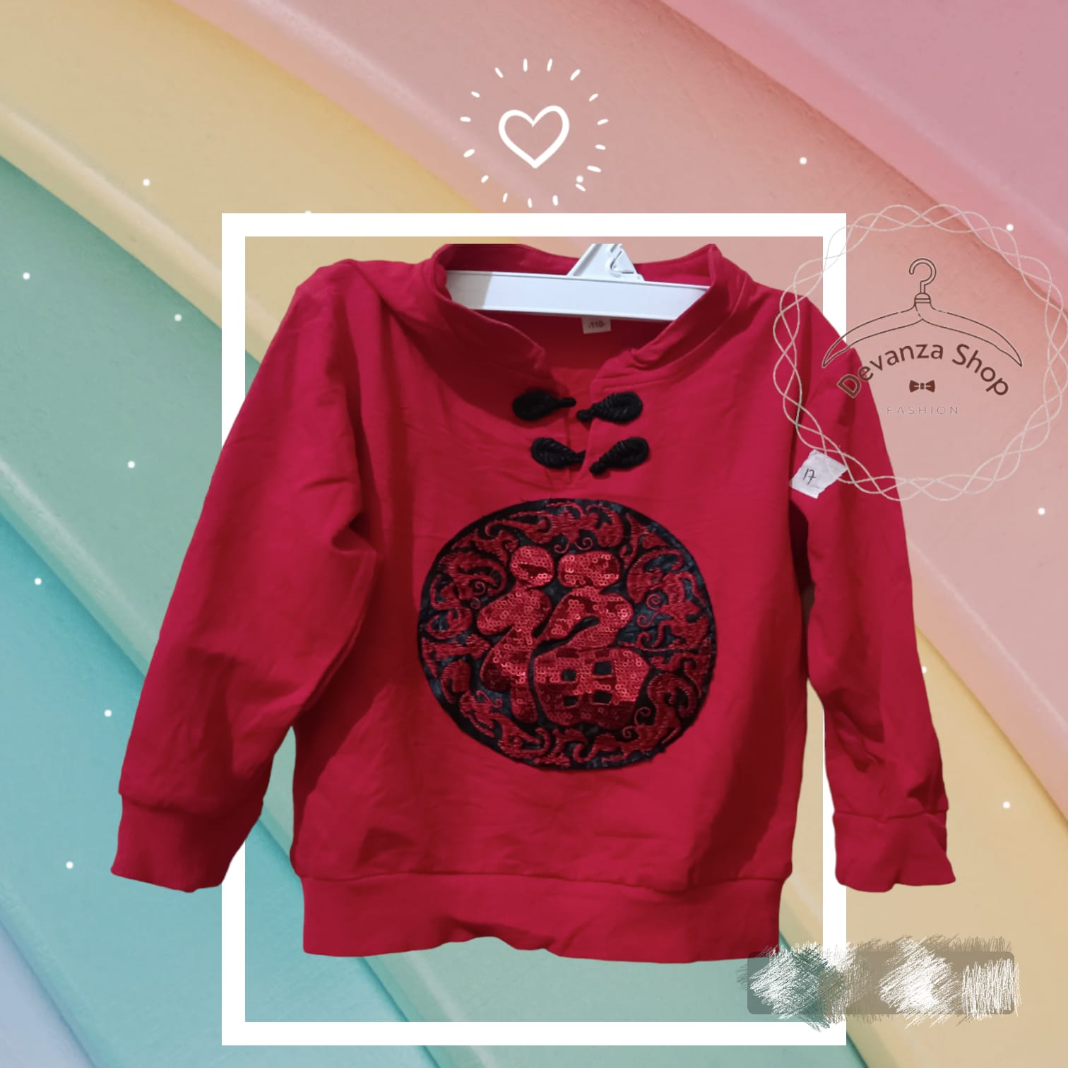 Baju Anak Perempuan Motif Imlek