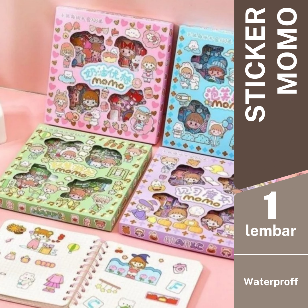 

Sticker MOMO Series / Stiker Lucu Waterproff