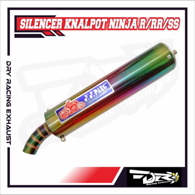 SILENCER KNALPOT NINJA R RR SS VESPA YYPANG RAINBOW FULL STENLESS