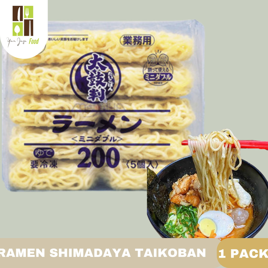 Ramen Shimadaya Taikoban / Mie Ramen Basah / Ramen Jepang 200g 1 PASANG