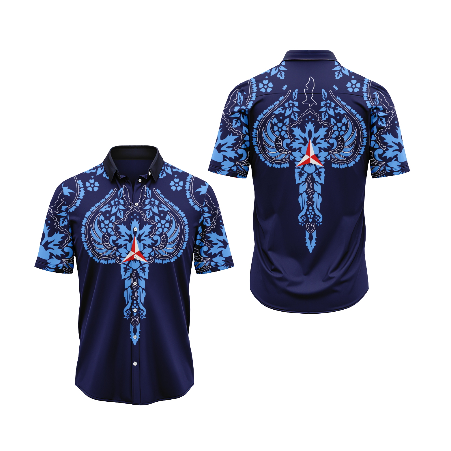 Utamamedia - Kemeja Tema Demokrat Batik Full Print