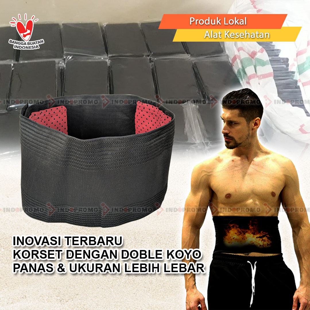 KORSET DOBEL KOYO/ GANG QI Korset Slimming Belt / KORSET PENGHANGAT /STAGEN KORSET TERAPI