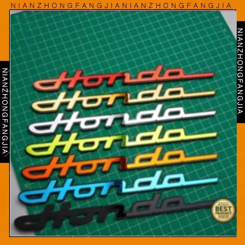 Logo Honda Emblem Honda Latin Emblem Honda Klasik Bahan Plastik Warna Merah Hitam Biru Chrome Gold C