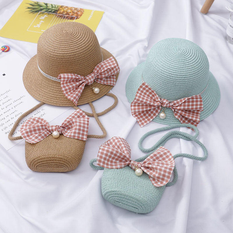 Satu Set Topi Dan Tas Premium Anak Import Fashion Anak