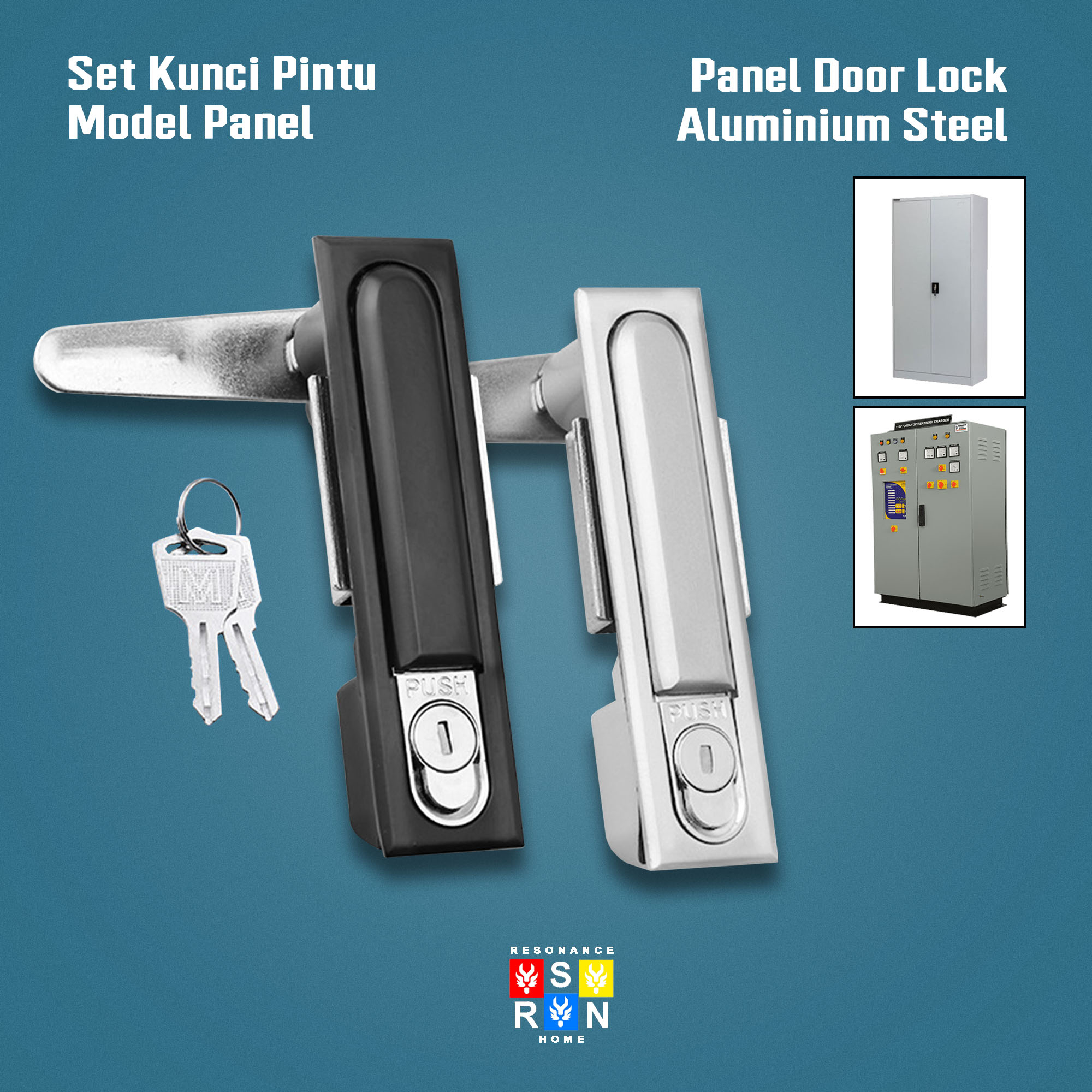 Kunci Pintu Panel / Secure Door Lock Set RESONANCE HOME