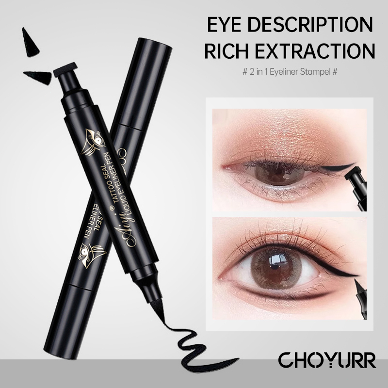 【COD】MAGIC 2 in 1 Eyeliner Stampel Eyeliner Stamp Eyeliner &amp; Eye Wing Stamp Eyeliner Stamps Cat Eye Eyeliner -CH