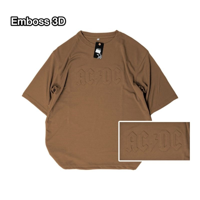 KAOS EMBOS MOTIF ACDC BAJU OVERSIZE LENGAN PENDEK PRIA KAOS OVERSIZE PRIA TERBARU