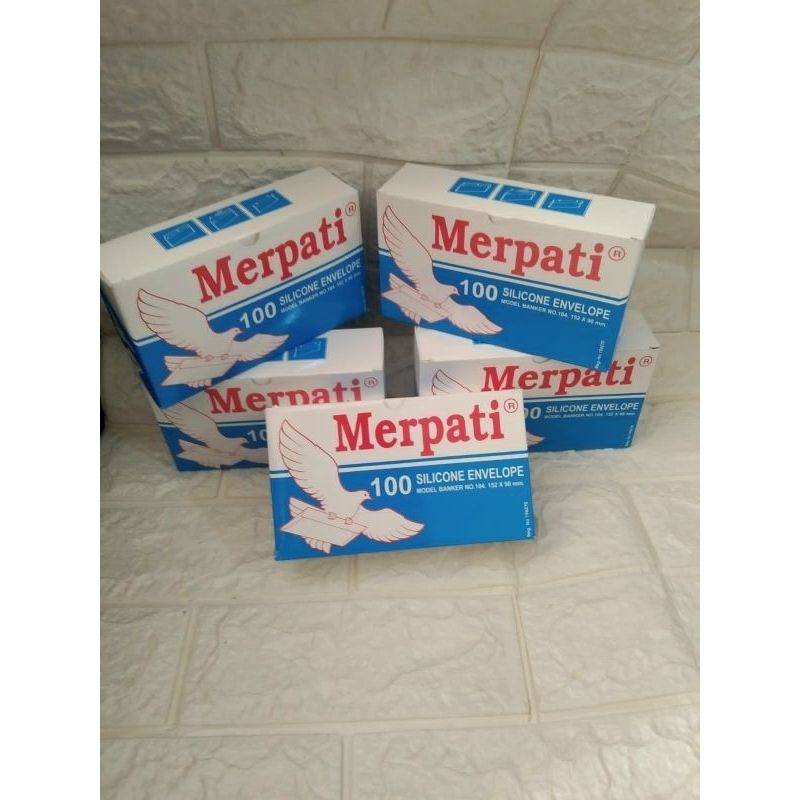 Amplop merpati 104 per pak isi 100pcs