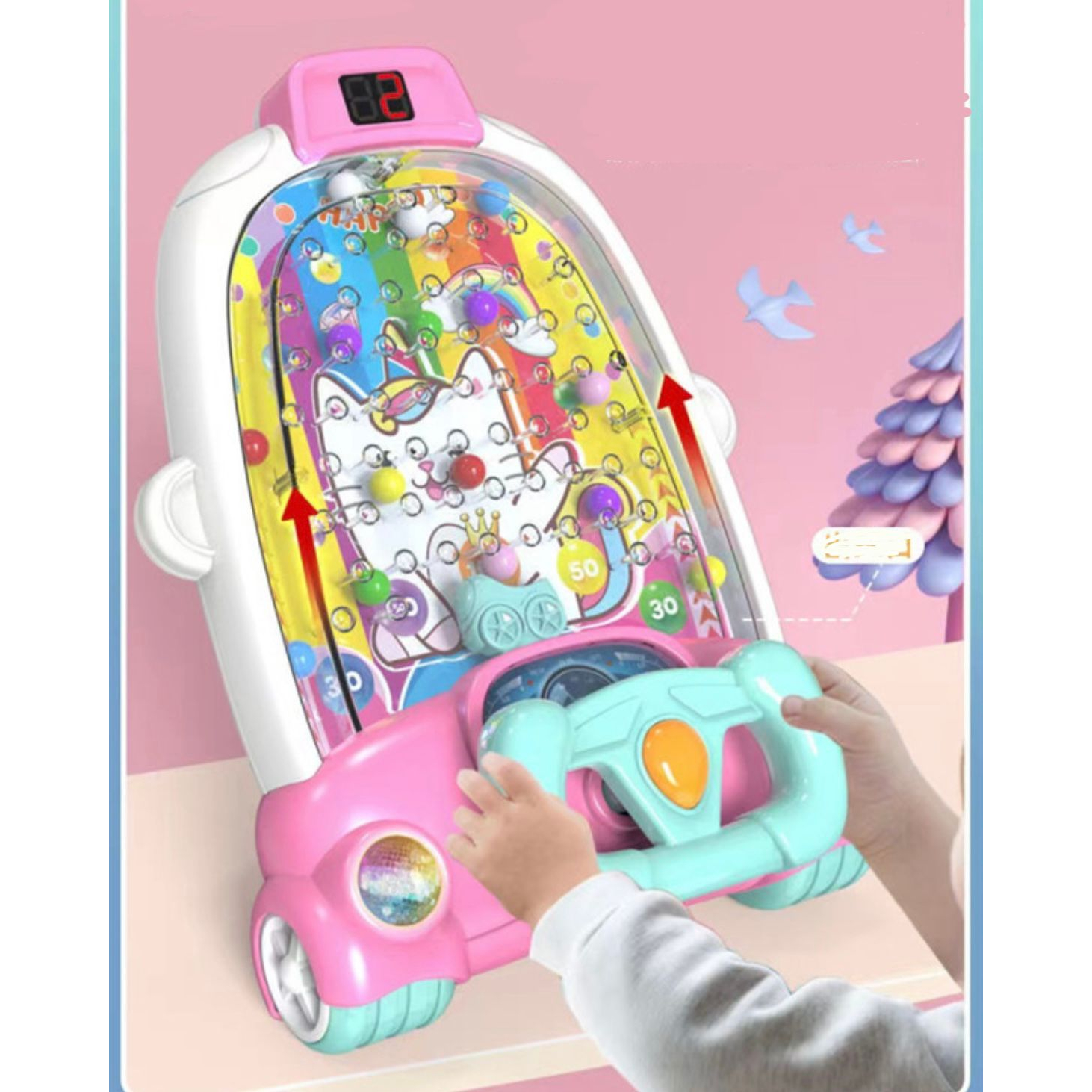 [TMA]Mainan Rolling Ball / Bola Jatuh Score Tangkap Bola / Driving Game / Mainan Anak Edukasi / Catching The Ball