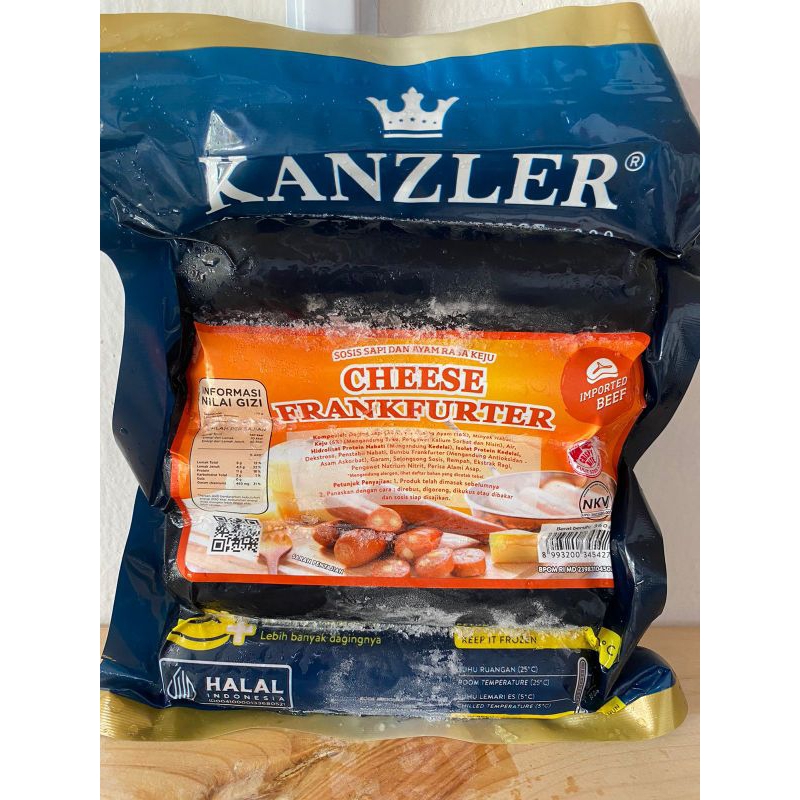 

Kanzler Cheese Frankfurter 360g
