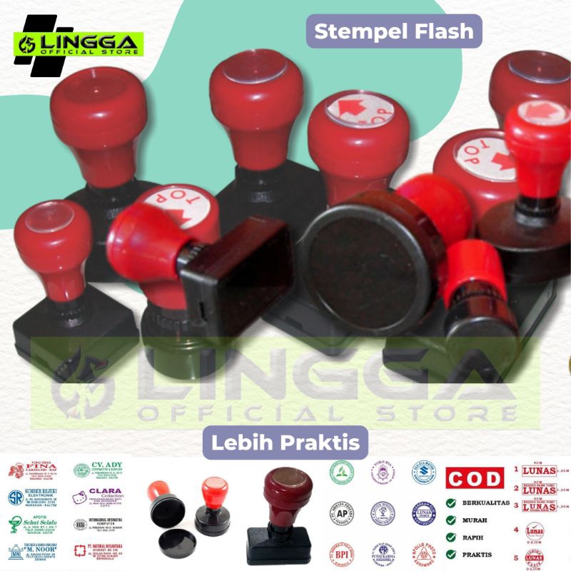 

Cetak Stempel Flash Warna Free Design Persegi 5522