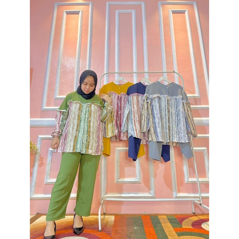 BAJU SETELAN WANITA TERBARU 2023 // SETELAN PAJAMAS TERBARU // SETELAN PAJAMAS MOTIF TERBARU