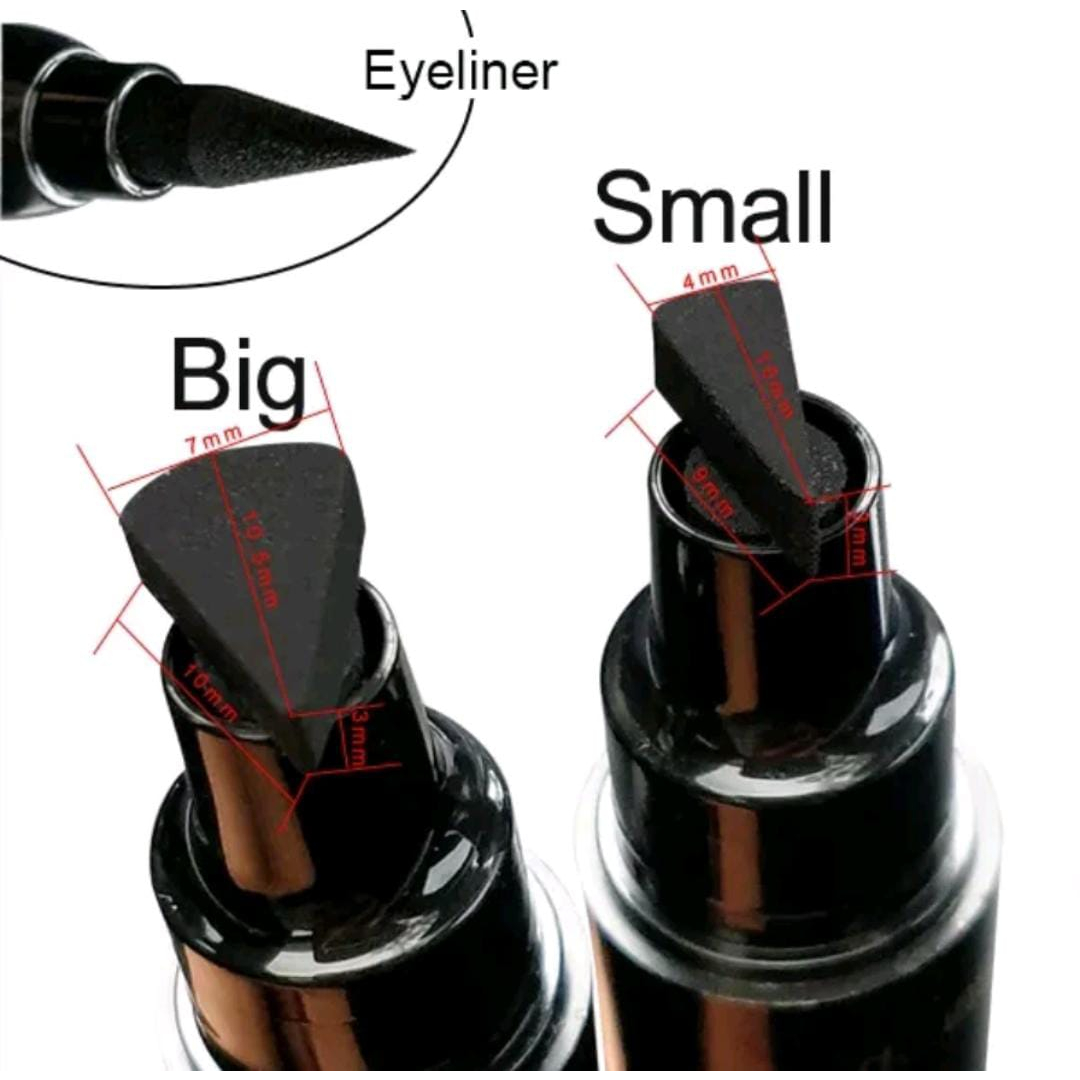 Eyeliner Stamp 2 in 1 waterproof hitam pekat