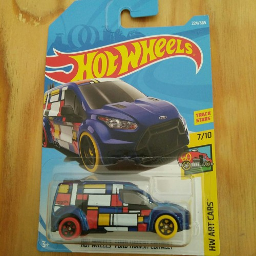 Diecast Hotwheels Ford Transit connect HW Art cars