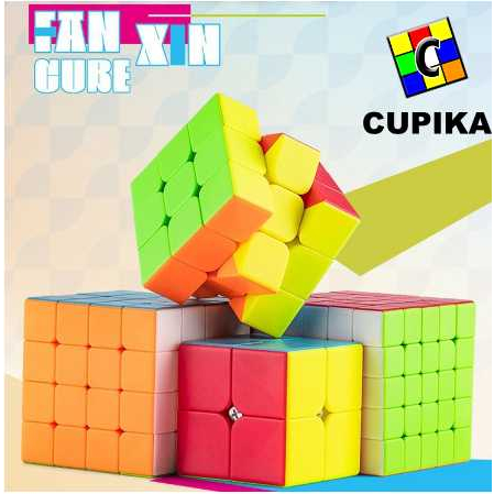 Rubik 4x4 FANXIN Fan Xin 4x4 Stickerless murah Original Moyu Yongjun