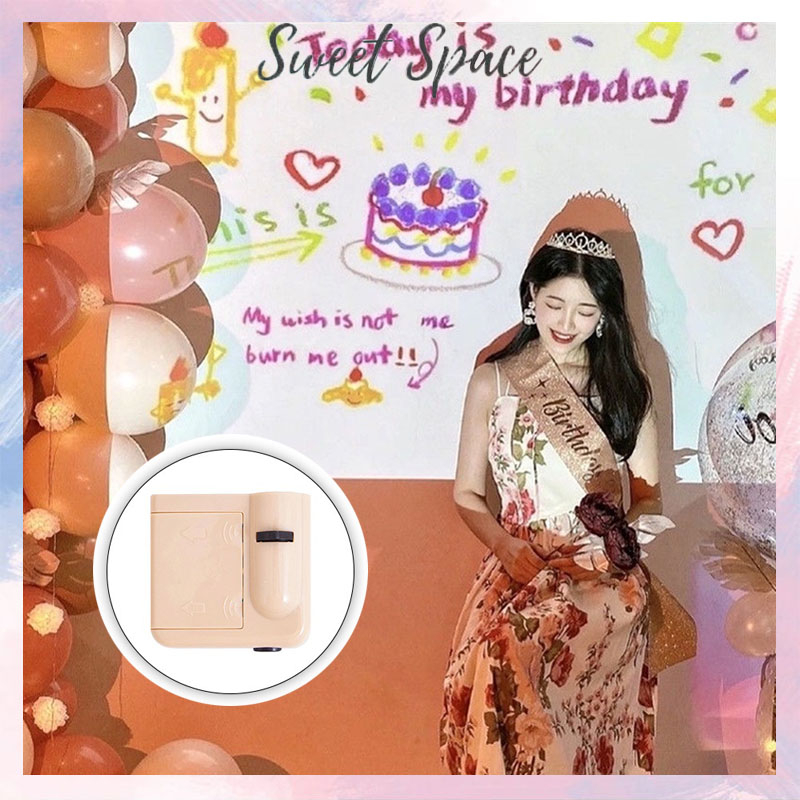 PROJECTOR MINI BIRTHDAY PARTY | DEKORASI PESTA [SWEETSPACE]