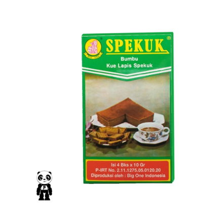 

Big One Bumbu Kue Lapis Spekuk isi 4 Bungkus X 10g Bumbu Spekoek