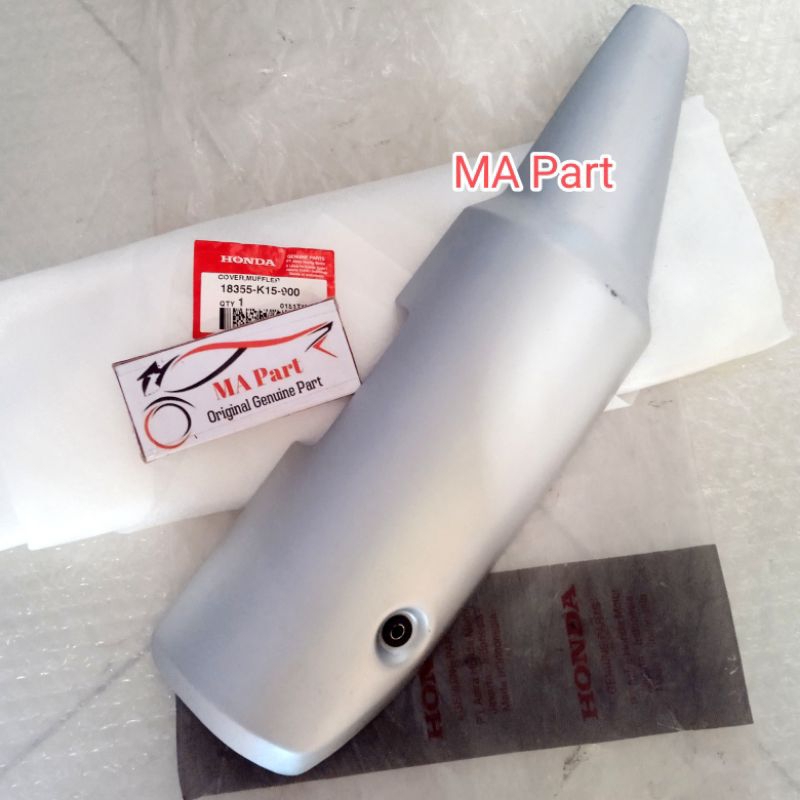 COVER MUFFLER TUTUP TAMENG PELINDUNG KNALPOT CB150 CB 150 OLD CB150R CB 150R 2013-2014 ORIGINAL 1835