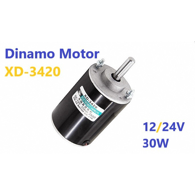 Dinamo Motor XD-3420 DC 12V/24V 30W (8194)