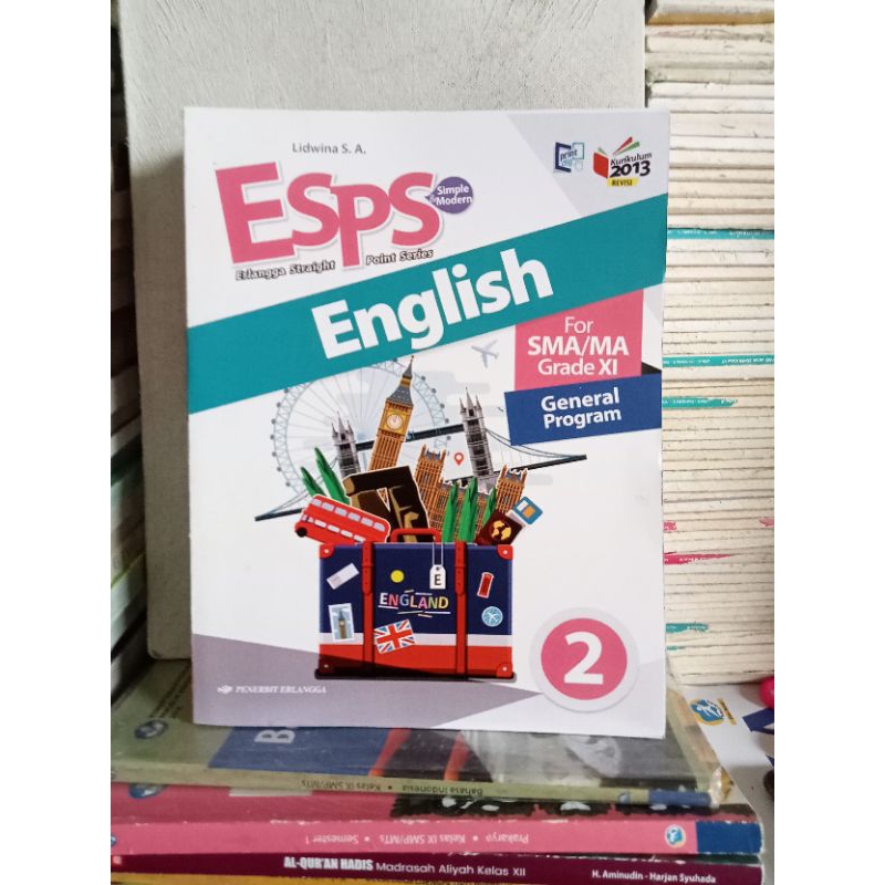 buku esps English bahasa Inggris 2 kelas 11 SMA ESIS Erlangga