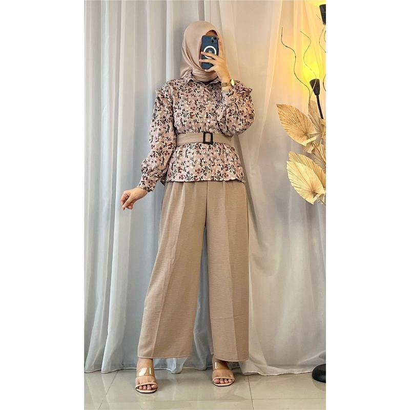 ONE SET LUNA GESPER KOMBINASI | SETELAN SHAKILA WANITA POLOS KEKINIAN | SETELAN WANITA REMAJA | SETE