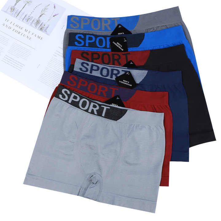 Celana Dalam Pria Boxer 3 PCS Rajut Premium Kesehatan