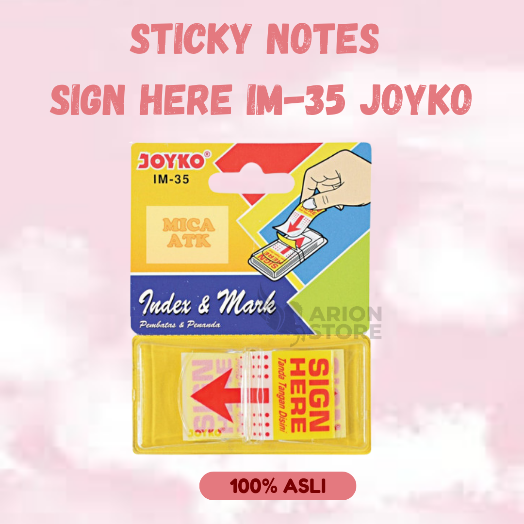 

[ARION STORE] Index & Mark Sign here IM-35 Joyko / Penanda Pembatas Sign Here IM-35 Joyko [PCS]