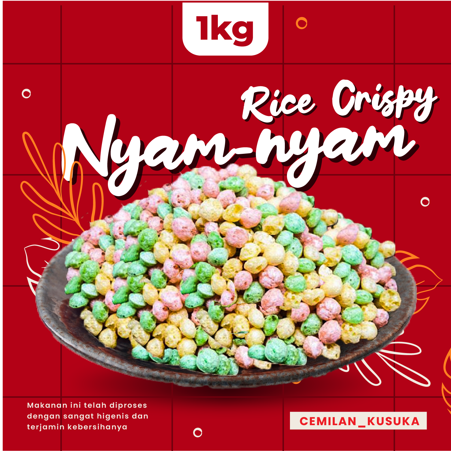 

Nyam nyam rice Crispy 1kg