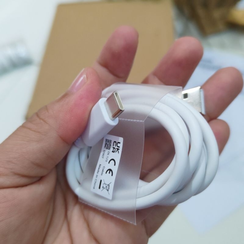 KABEL DATA CHARGER OPPO RENO 8 / 7 / FIND X / 5 PRO A96 SUPERVOOC USB C