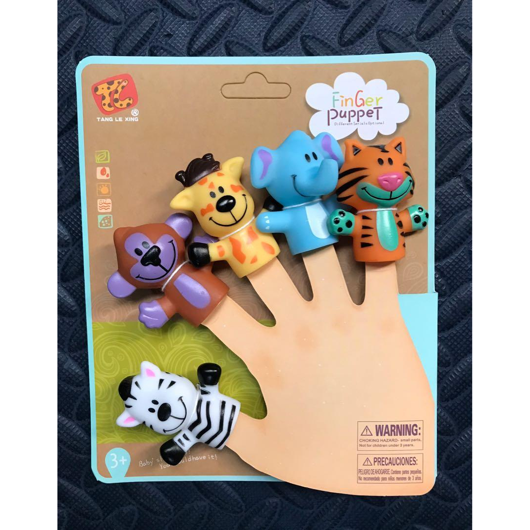 Boneka Jari Mainan Edukasi / Mainan Anak Bayi Animal Finger Puppet / Boneka Telunjuk Tangan Karakter