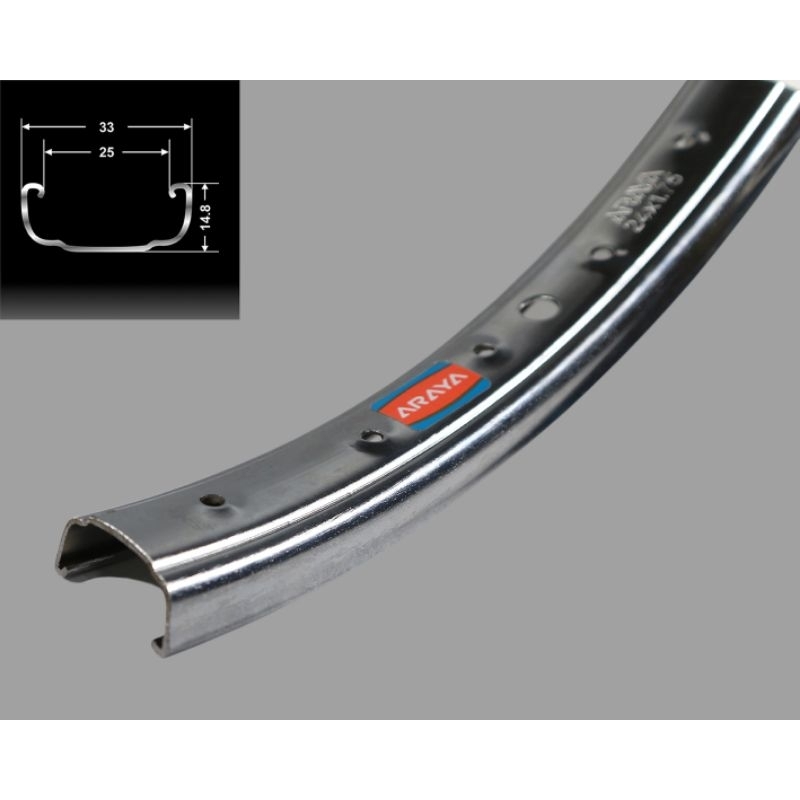 velg rims araya 16 besi lubang 20