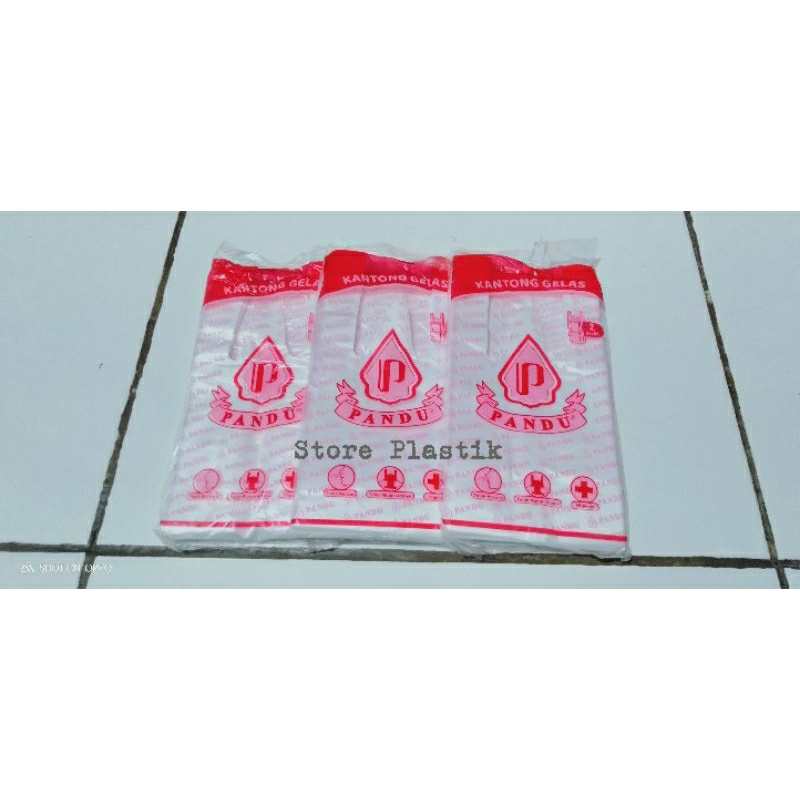 Kantong Plastik HD Gelas 2 Cup Bening