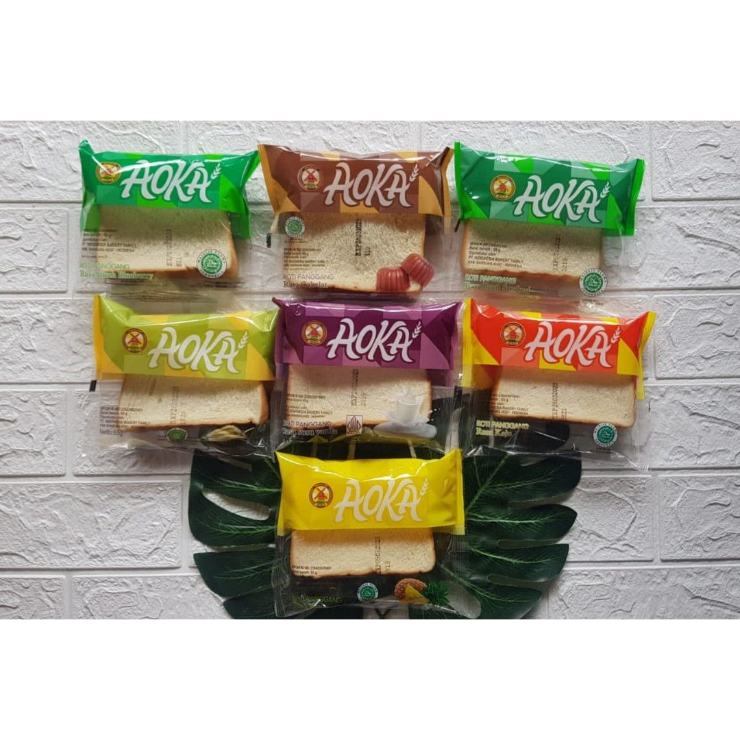 

Roti Aoka Panggang All Varian Mix Rasa 65gr Viral Enak Empuk Murah Gratis Ongkir